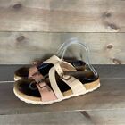 Birkenstock Salina Womens size 7 shoes beige pink strappy comfort Sandals