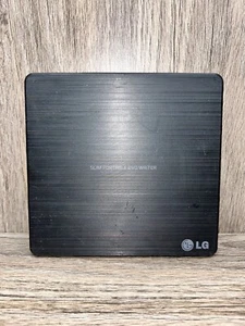 LG External DVD-WRITER Black Ultra-Slim Portable SP60 DVD-RW - No Adapter - Afbeelding 1 van 4