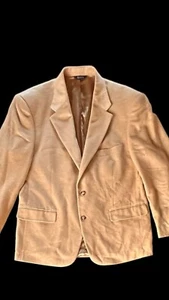 Abrigo Deportivo Abrigo Deportivo Abrigo Blazer Marrón Cachemira Bill Blass Talla 44 Reg 44R - Imagen 1 de 14
