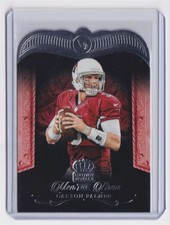 2015 Panini Crown Royale Men at Arms Red Die Cut Carson Palmer #MA11 W1