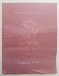 STEVE WHEATLEY Stamps of Many Lands – Approvals Wallet, 1979 Ltd. Ed. #48 of 200 - Picture 1 of 4