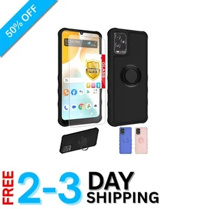 Schwarze 2 mm dicke BLU View 5 Pro Hülle mit Displayschutz & Griff Design - Bild 1 von 9