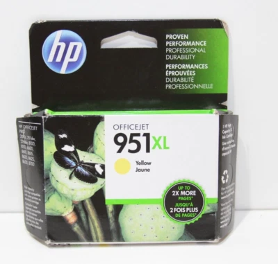 HP 951XL Yellow Ink Cartridge EXP Sep 2016 - Image 1 of 4