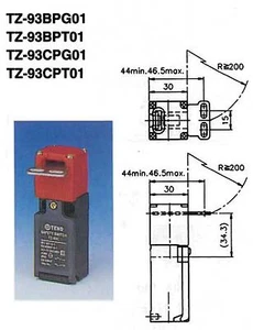 Interruptor de bloqueo llave de seguridad TEND TZ-93BPG01 - Imagen 1 de 1