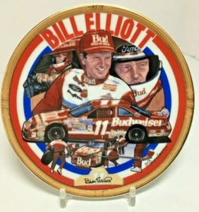 Bill Elliott Plate No 11 Budweiser 1993 Sports Impressions Anhenuser Busch - Picture 1 of 10