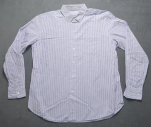 Camicia Faconnable Club a righe manica lunga con bottoni casual uomo taglia XL - Foto 1 di 10