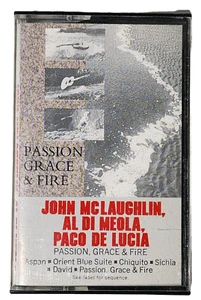 Passion, Grace & Fire by McLaughlin, Di Meola De Lucia (Columbia, 1983) Cassette - Picture 1 of 4