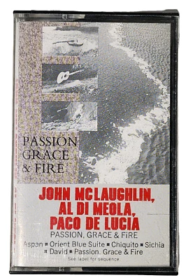 Passion, Grace & Fire by McLaughlin, Di Meola De Lucia (Columbia, 1983) Cassette - Image 1 of 4