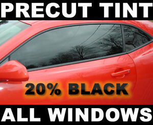 PreCut Window Tint for Chevy Silverado, GMC Sierra Standard Cab 94-98 -Black 20%