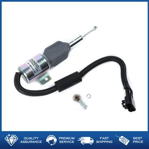 Elettrovalvola arresto carburante 24V 504017345 F4BE0684M per escavatore Kobelco New Holland - Foto 1 di 4