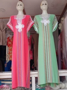Elegante caftano estivo marocchino - leggero, boho chic perfetto per il caldo - Foto 1 di 3