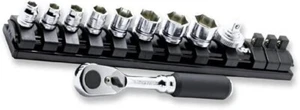 KOKEN Z-EAL 1/4" SOCKET WRENCH SET (10 PIECES) 2285ZE - Picture 1 of 2