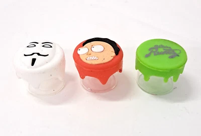 Storage Container Silicone/Glass Non Stick .75"x.75" - 3 PACK -Runtz Mix - Image 1 of 2