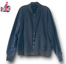  Men’s Navy Blue jacket Bomber size 50 LARGE Stylish  Designer coat BY MSGM 