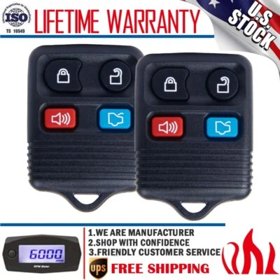2x Transmisor Clicker Llavero Coche Control Remoto Entrada Sin Llave Para Ford Taurus Foto 1 de 4