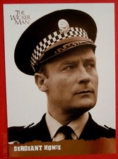 THE WICKER MAN Gold Foil CHASE CARD #F2 - EDWARD WOODWARD Unstoppable Cards 2014