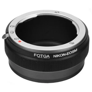 Fotga Adapter Ring forNik0n F AI AIS mount Lens for EOSM EF-M M100 M6 Mark II - Picture 1 of 4