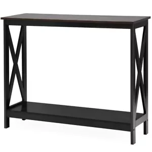 Console Table Display Rack Storage Shelf Narrow Accent Sofa Table For Entryway - Picture 1 of 9