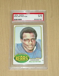 Topps Walter Payton 1976 novato PSA 5 excelente #148 - Imagen 1 de 2