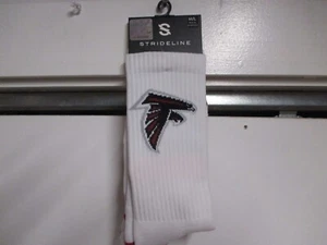 CALCETINES ATLANTA FALCONS STRIDELINE TEAM LOGO (M/L M 8-12) NUEVOS CON ETIQUETAS BLANCOS Y ROJOS RAROS - Imagen 1 de 5