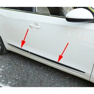 Universal Car Side Door Side Body Sill Skirt Strips Molding Trim Accessories - Picture 1 of 7