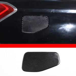 Carbon Fiber Door Fuel Tank Gas Cap Cover Trim Decal For Subaru Forester 2013-18 - Picture 1 of 12