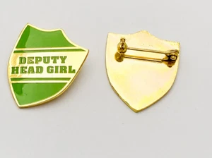 Deputy Head Girl Shield enamel metal School Badge - 5 colours available - Picture 1 of 6