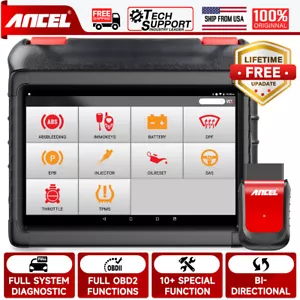 ANCEL X6 Car Diagnostic Tool Bidirectional All Systems OBD2 Scanner Code Reader - Picture 1 of 16