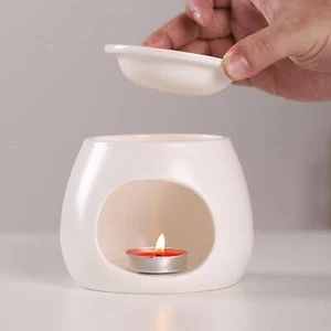 Essential Oil Burner Tea Light Candle Holder for Yoga Spa Housewarming Gift - Picture 1 of 6