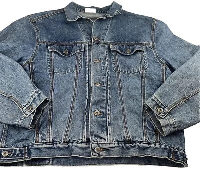 Mustang Denim Jacket. Medium Wash.  - Image 1 of 4