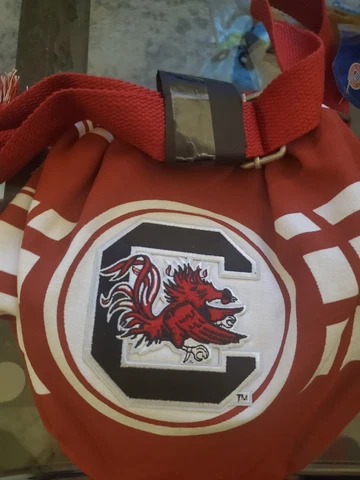 SOUTH CAROLINA GAMECOCKS- NCAA Ripple Drawstring Bucket Bag- New With Tags Cover