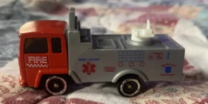Metro Fire Department Ladder Truck Red Engine Rescue Toy Car Vehicle Read Descri - Picture 1 of 5
