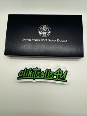 1991-S PROOF USO SILVER DOLLAR W/ COA 90% RC0724MS (DRP017385) - Image 1 of 4