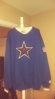 Даллас ковбои Crewneck стартер толстовка большой новый винтажный свитер редкая - Изображение 1 из 2
