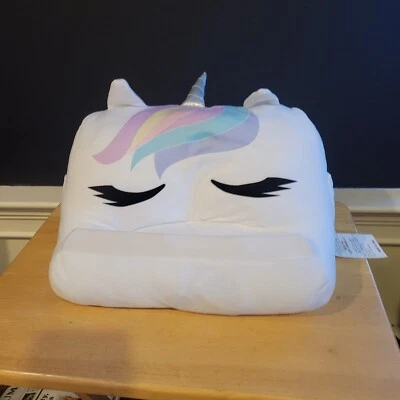 Unicorn Plush IPad Holder with Pockets - Image 1 of 4