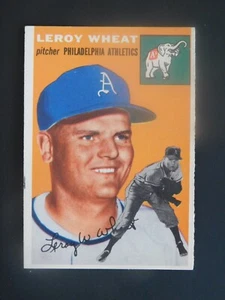 1954 Topps Baseball Card #244 Leroy Wheat (EX+/EX-MT) - Picture 1 of 2