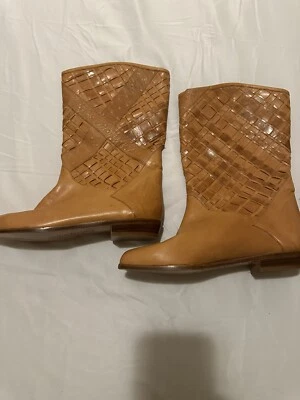 Botas marrones para mujer JOAN & DAVID VERO CUOIO talla 7. Hechas a la mano en Italia Foto 1 de 4