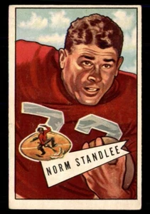 1952 Bowman Large #42 Norm Standlee VG-EX - Foto 1 di 2