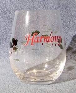 Pfaltzgraff - Stemless Wine Glasses - Winterberry Pattern - Set of 4 w/Box - New - Picture 1 of 3