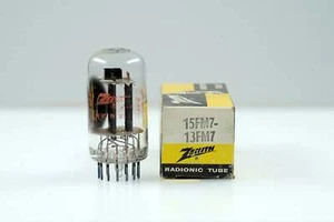 Vintage 15FM7 / 13FM7 Zenith Double Triode Compactron Radio TV  Audio Vacuum Tub - Picture 1 of 1
