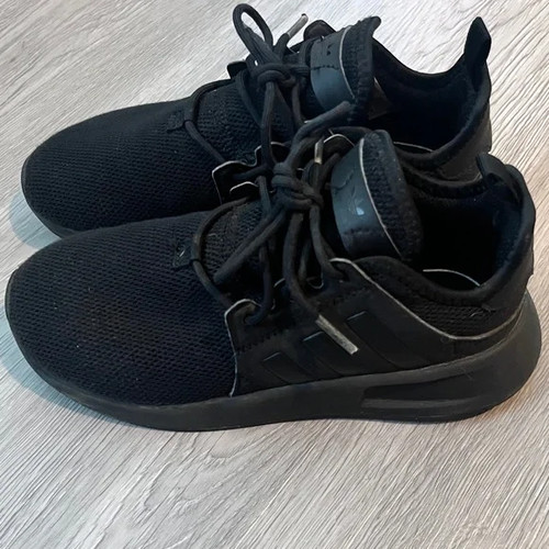 Scarpe da ginnastica Adidas unisex per bambini piccoli X_PLR nere taglia 1