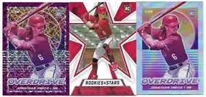 Lot (3) 2021 Panini Chronicles Jonathan India cards (Overdrive, RCs & Stars) RC - Picture 1 of 1