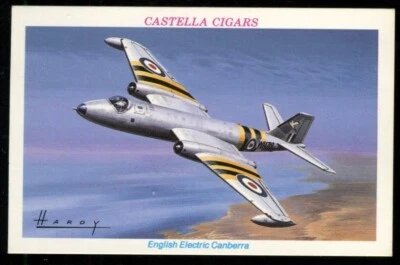 Tobacco Card, Castella, BRITISH AVIATION, 1994, English Electric Canberra, #19 - Image 1 of 2