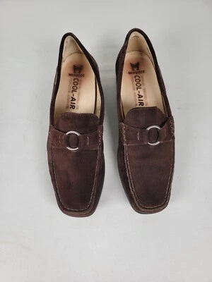 Mephisto Brown Suede Loafer Women's Size 9M Made Portugal Comfort Cool Air - Image 1 of 4