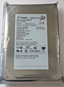 60 GB Ide Seagate barracuda Ata IV ST360021A P-Ata 7.2K 2MB 3.5 " Hard Drive New - Picture 1 of 1