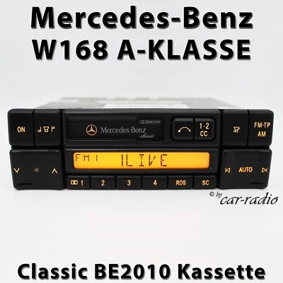Original Mercedes W168 Radio Classic BE2010 Becker Kassettenradio V168 A-Klasse - Bild 1 von 4