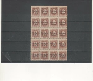 MARRUECOS-IFNI nº 37 Sobrecargado  bloque 20 sellos nuevos(según foto) - Bild 1 von 1