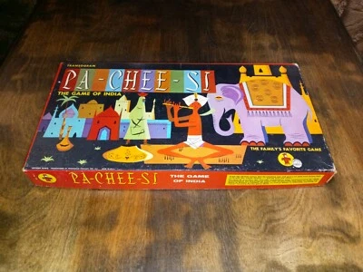 Vintage 1956 Transogram PA-CHEE-SI Game  The Game of India CR9A - Image 1 of 4