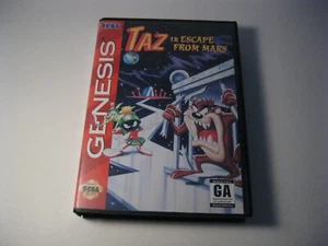 Taz In Escape From Mars Sega Genesis complete - Picture 1 of 2