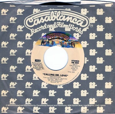 Kiss – Calling Dr. Love / Take Me 7" 45 Foto 1 de 4